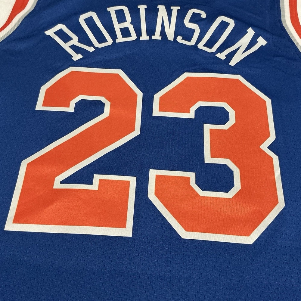 New York Knicks Robinson 23 Swingman Icon Edition Jersey Blue size 52 / XL - Picture 11 of 12